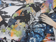 Charger l&#39;image dans la galerie, ROAMCOUCH 36 Views Of Fukagu 3 sisters - signed painting on canvas
