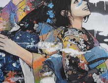 Charger l&#39;image dans la galerie, ROAMCOUCH 36 Views Of Fukagu 3 sisters - signed painting on canvas

