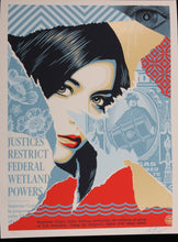 Load image into Gallery viewer, SHEPARD FAIREY Wetland Powers 2023 - Signed Screenprint
