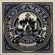 Charger l&#39;image dans la galerie, SHEPARD FAIREY Death Or Glory 2014 - Signed Screenprint

