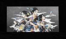 Charger l&#39;image dans la galerie, ROAMCOUCH 36 Views Of Fukagu 3 sisters - signed painting on canvas
