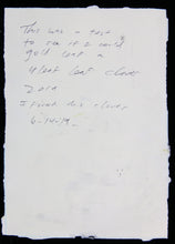 Charger l&#39;image dans la galerie, SABER 4 Leaf Clover - signed painting and gold leaf on paper
