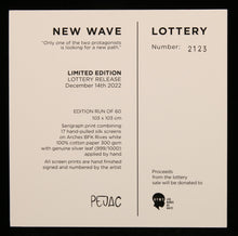 Charger l&#39;image dans la galerie, PEJAC New Wave - lottery card print
