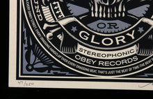 Charger l&#39;image dans la galerie, SHEPARD FAIREY Death Or Glory 2014 - Signed Screenprint
