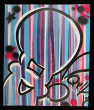 Charger l&#39;image dans la galerie, QUIK &quot; LIN FELTON &quot; Untitled 4 - Signed Painting on unstretched canvas
