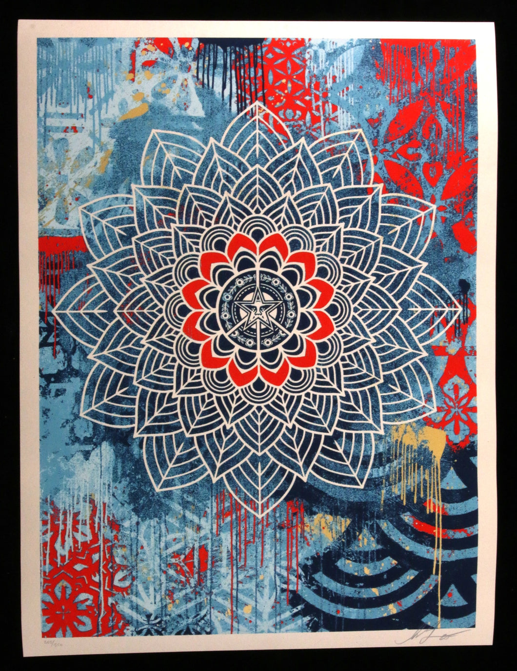 SHEPARD FAIREY Chaos Mandala 2 2025 - Signed Screenprint