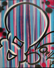 Charger l&#39;image dans la galerie, QUIK &quot; LIN FELTON &quot; Untitled 4 - Signed Painting on unstretched canvas
