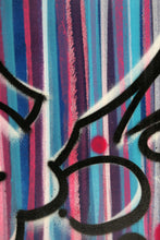 Charger l&#39;image dans la galerie, QUIK &quot; LIN FELTON &quot; Untitled 4 - Signed Painting on unstretched canvas
