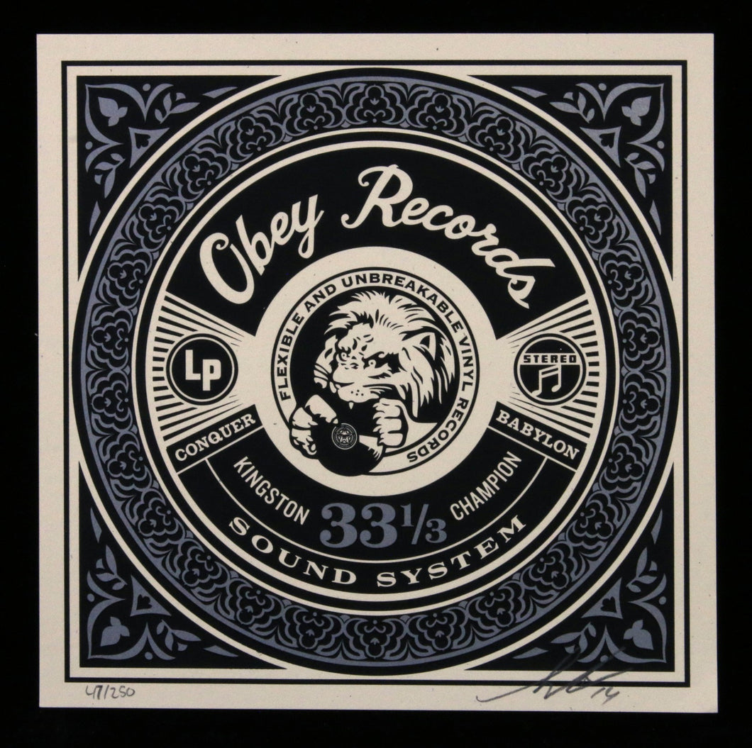 SHEPARD FAIREY Conquer Babylon 2014 - Signed Screenprint