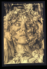 Charger l&#39;image dans la galerie, SNIK Overcome - mini screenprint on black paper
