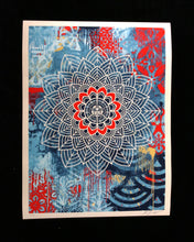 Charger l&#39;image dans la galerie, SHEPARD FAIREY Chaos Mandala 2 2025 - Signed Screenprint
