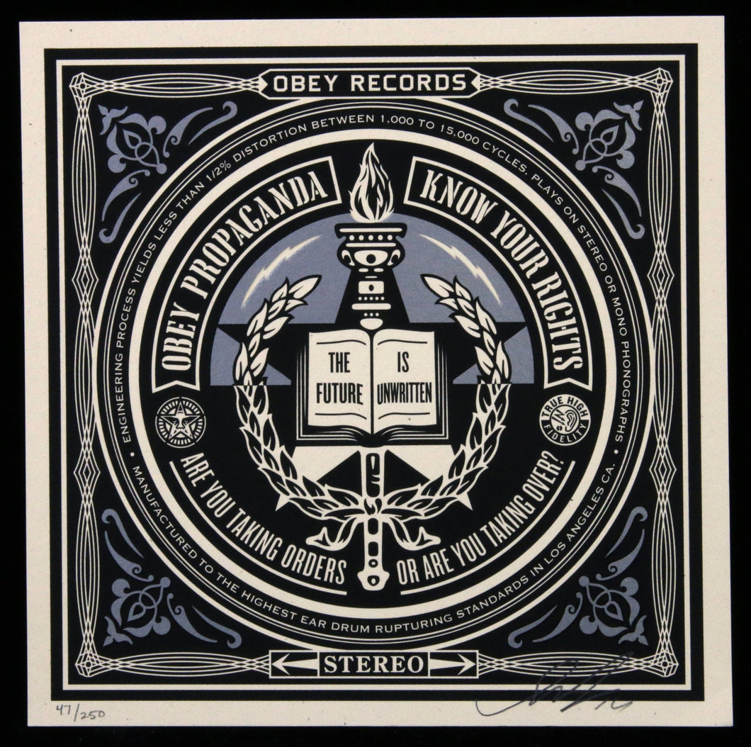 SHEPARD FAIREY Know Your Rights 2014 - Signed Screenprint