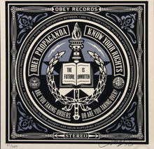 Charger l&#39;image dans la galerie, SHEPARD FAIREY Know Your Rights 2014 - Signed Screenprint
