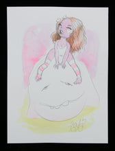 Load image into Gallery viewer, FAFI Fafinette et Hmilo - Signed drawing and watercolor
