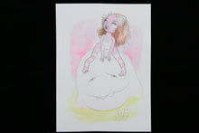 Load image into Gallery viewer, FAFI Fafinette et Hmilo - Signed drawing and watercolor
