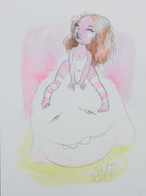 Load image into Gallery viewer, FAFI Fafinette et Hmilo - Signed drawing and watercolor
