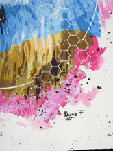 Charger l&#39;image dans la galerie, NYNE FACTORY Lion - signed painting on paper
