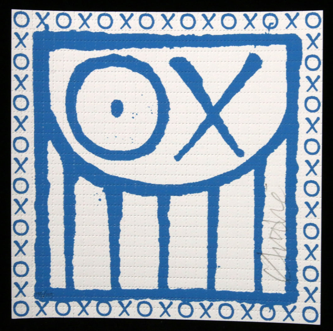 ANDRE SARAIVA Love Trippin' Blue - signed print