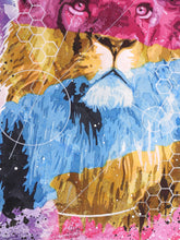 Charger l&#39;image dans la galerie, NYNE FACTORY Lion - signed painting on paper
