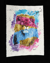 Charger l&#39;image dans la galerie, NYNE FACTORY Lion - signed painting on paper
