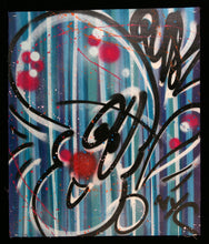 Charger l&#39;image dans la galerie, QUIK &quot; LIN FELTON &quot; Untitled 7 - Signed Painting on unstretched canvas
