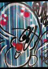 Charger l&#39;image dans la galerie, QUIK &quot; LIN FELTON &quot; Untitled 7 - Signed Painting on unstretched canvas
