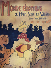 Charger l&#39;image dans la galerie, Mark Bodé : Le Monde Erotique - signed painting on Cardboard
