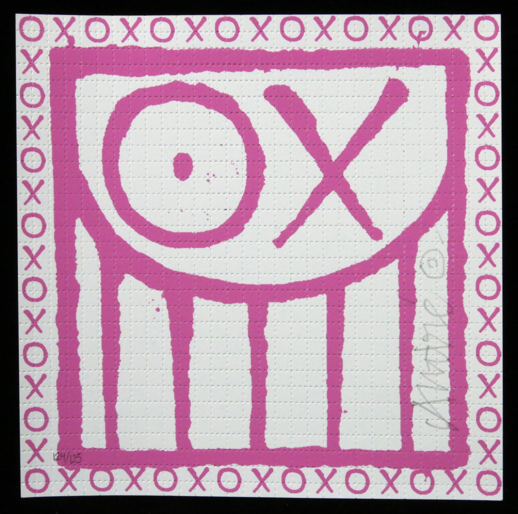ANDRE SARAIVA Love Trippin' Pink - signed print