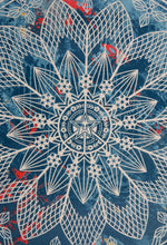 Load image into Gallery viewer, SHEPARD FAIREY Peace Mandala Collage Blue 2024 - Signed screenprint
