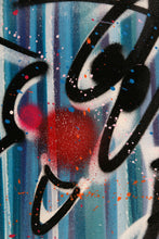 Charger l&#39;image dans la galerie, QUIK &quot; LIN FELTON &quot; Untitled 7 - Signed Painting on unstretched canvas
