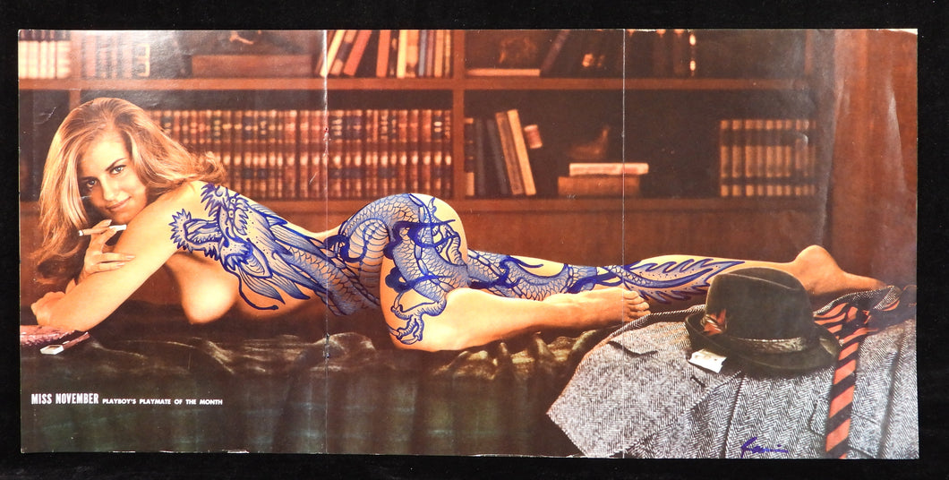 RAMON MAIDEN Dragon Playmate - original on vintage print