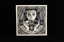 Charger l&#39;image dans la galerie, SHEPARD FAIREY 50 Shades Of Black 2013 - Sedation Of Millions - Signed Screenprint
