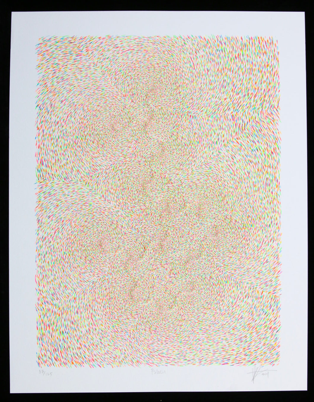 Kelsey Brookes Psilosine - signed embossed screenprint