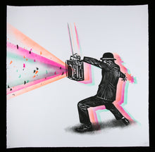 Charger l&#39;image dans la galerie, NICK WALKER Boombox Vandal 1 - Signed Handembellished print
