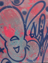 Charger l&#39;image dans la galerie, QUIK &quot; LIN FELTON &quot; Untitled 9 - Signed Painting on unstretched canvas
