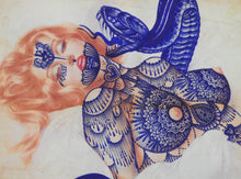 Load image into Gallery viewer, RAMON MAIDEN Snake Charmer AP - Signed print
