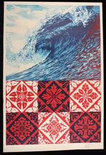 Charger l&#39;image dans la galerie, SHEPARD FAIREY Wave Of Distress - SIGNED Offset Lithograph
