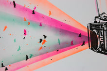 Charger l&#39;image dans la galerie, NICK WALKER Boombox Vandal 1 - Signed Handembellished print
