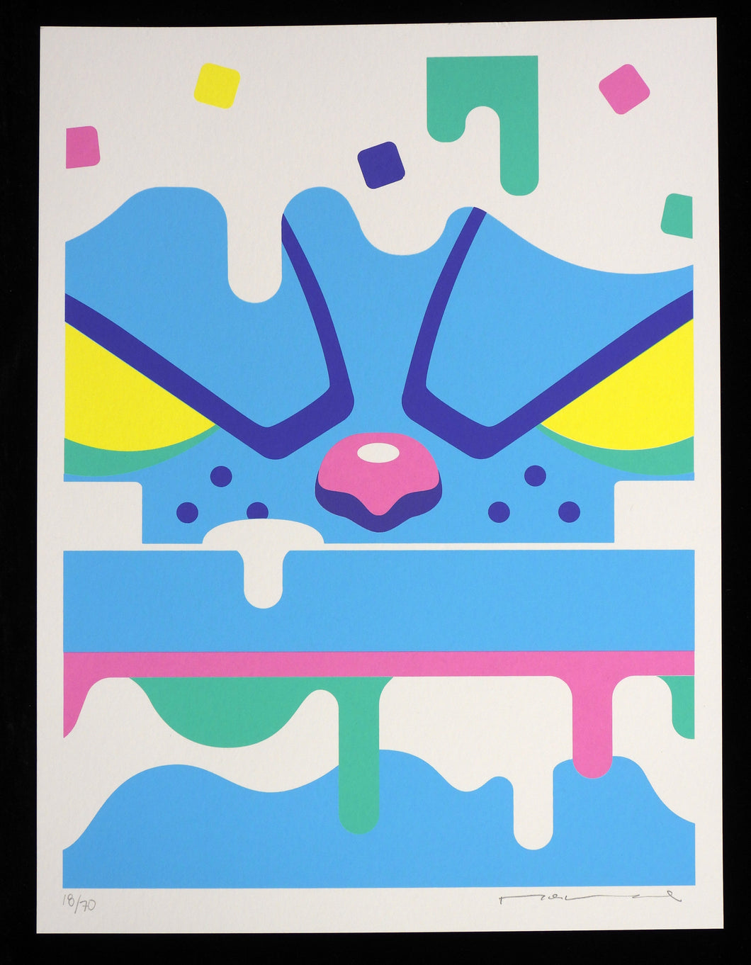 COARSE Meltdown Paw - Signed screenprint