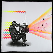 Charger l&#39;image dans la galerie, NICK WALKER Boombox Vandal 2 - Signed Handembellished print
