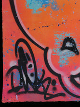 Charger l&#39;image dans la galerie, QUIK &quot; LIN FELTON &quot; Untitled 12 - Signed Painting on unstretched canvas (Copie)

