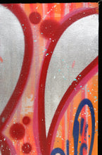 Charger l&#39;image dans la galerie, QUIK &quot; LIN FELTON &quot; Untitled 13 Chrome Painting- Signed Painting on unstretched canvas

