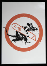 Load image into Gallery viewer, BANKSY Cut And Run RAT - POSTER print
