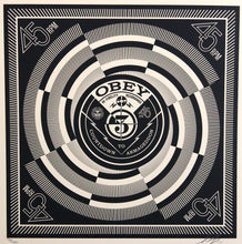 Charger l&#39;image dans la galerie, SHEPARD FAIREY 50 Shades Of Black 2013 - Countdown To Armagedon- Signed Screenprint
