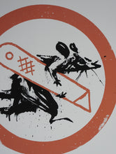 Load image into Gallery viewer, BANKSY Cut And Run RAT - POSTER print
