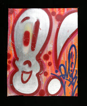 Charger l&#39;image dans la galerie, QUIK &quot; LIN FELTON &quot; Untitled 13 Chrome Painting- Signed Painting on unstretched canvas
