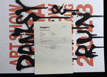 Load image into Gallery viewer, BANKSY Cut And Run DATES - POSTER print
