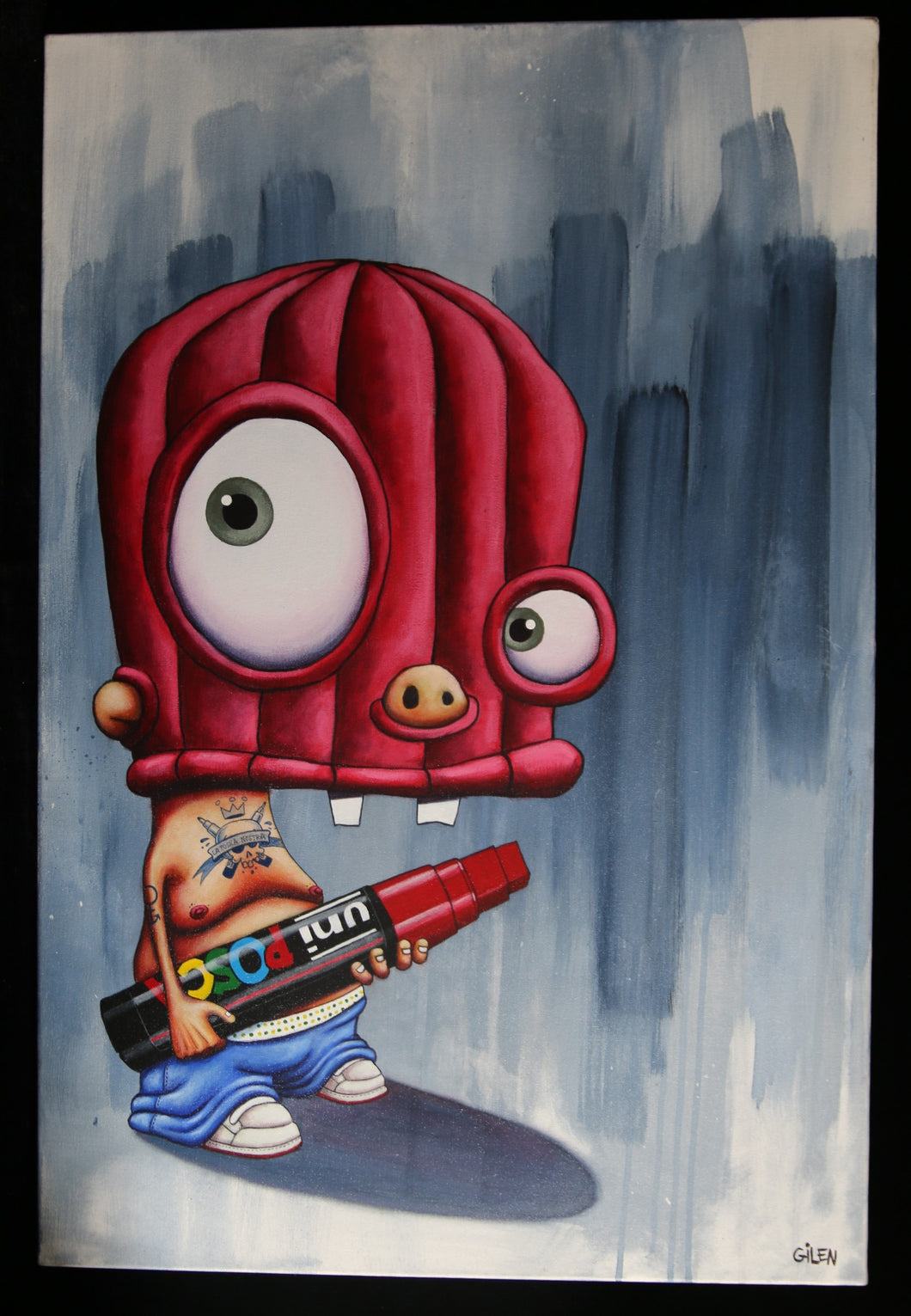 GILEN Poscarnaj - painting on canvas