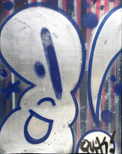 Charger l&#39;image dans la galerie, QUIK &quot; LIN FELTON &quot; Untitled 16 Chrome painting - Signed Painting on unstretched canvas
