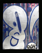 Charger l&#39;image dans la galerie, QUIK &quot; LIN FELTON &quot; Untitled 16 Chrome painting - Signed Painting on unstretched canvas
